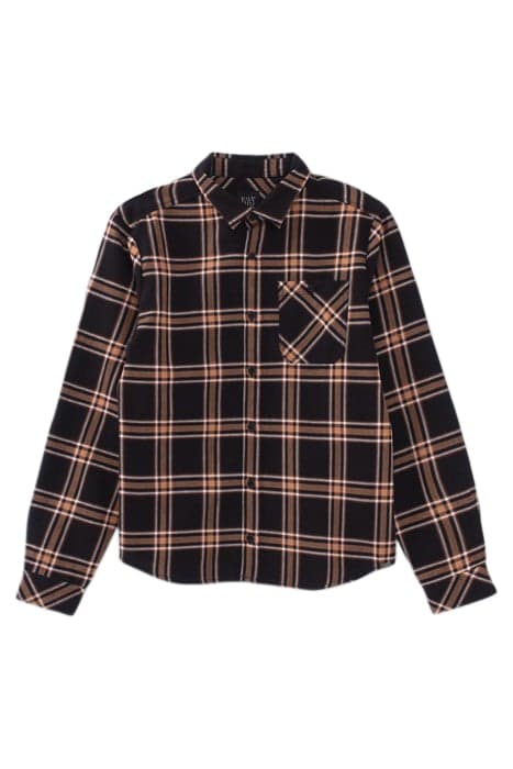 BOYS’ BLACK, CAMEL, ECRU CHECK SHIRT BLACK by IKKS