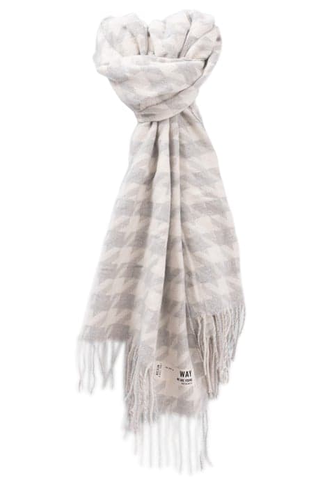 GIRLS’ GREY HOUNDSTOOTH SCARF GREY by IKKS