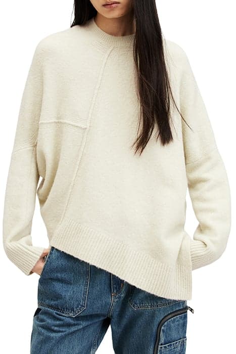 LOCK CREW NECK MUTED GREEN by AllSaints