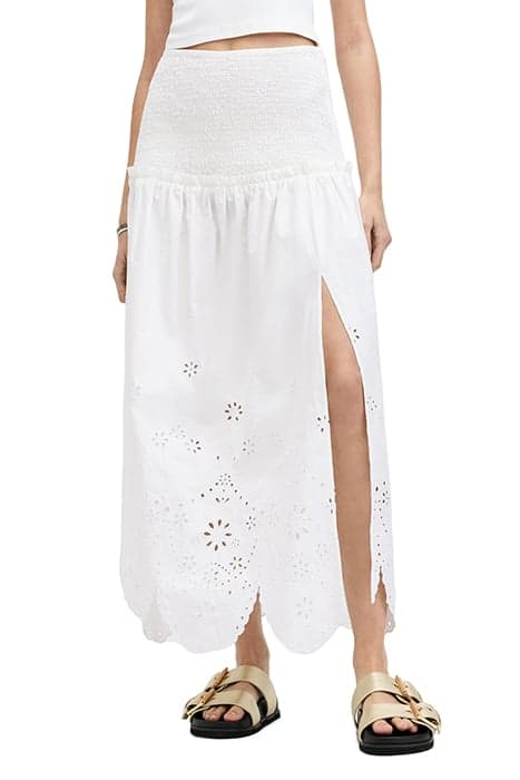 ALEX EMB SKIRT OFF WHITE by AllSaints