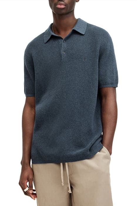 ASPEN SS POLO WORKERS BLUE by AllSaints