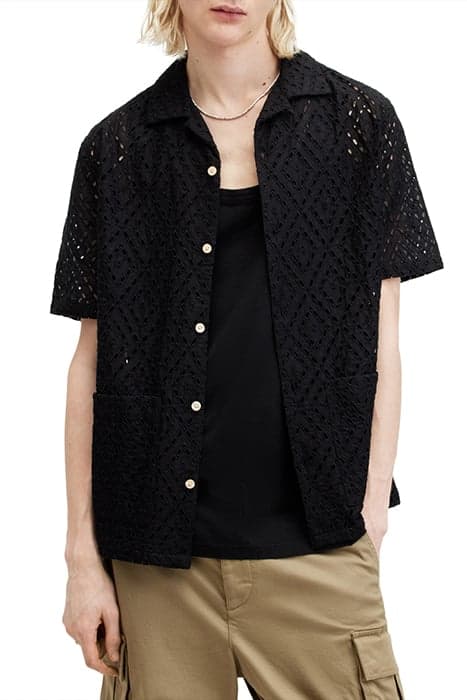 QUINTA SS SHIRT JET BLACK by AllSaints