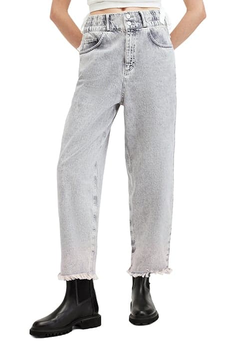 HAILEY FRAY JEAN SNOW GREY by AllSaints