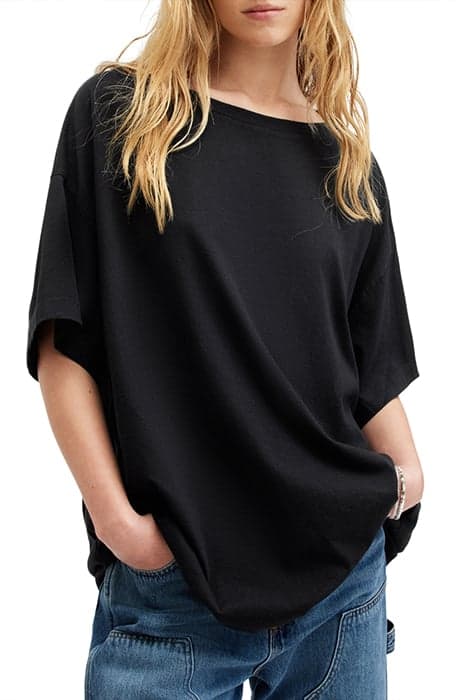 LYDIA TEE BLACK by AllSaints