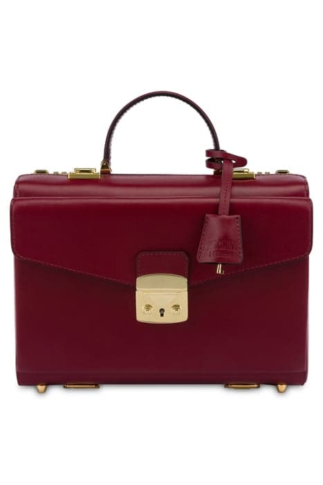 BUSINESS BAGS RED by Moschino