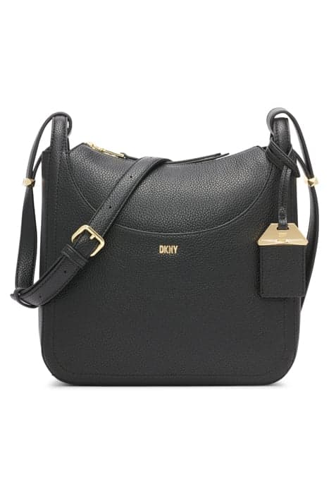 BARBARA MESSENGER BLK/GOLD by DKNY