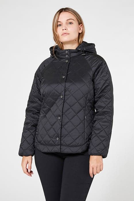 LIGHTWEIGHT QUILTED DOWN JACKET BLACK by Elena Mirò