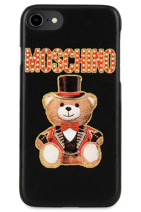 IPHONE 8 COVER WITH TEDDY CIRCUS BLACK by Moschino