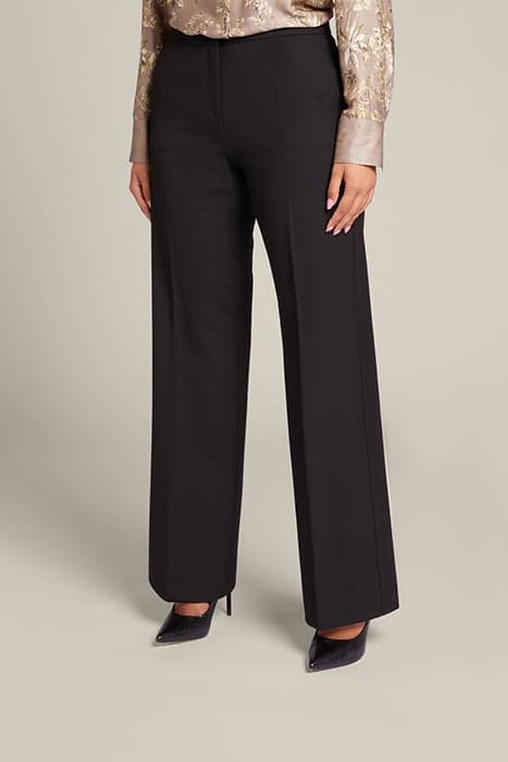 STRAIGHT-CUT TROUSERS BLACK by Elena Mirò