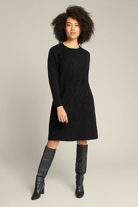 KNIT DRESS BLACK by Elena Mirò