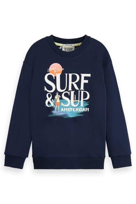 RELAXED-FIT ARTWORK SWEATSHIRT NIGHT by Scotch & Soda