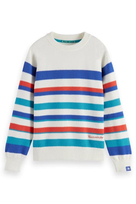 YARN-DYED STRIPE PULLOVER COLOURFUL STRIPE by Scotch & Soda