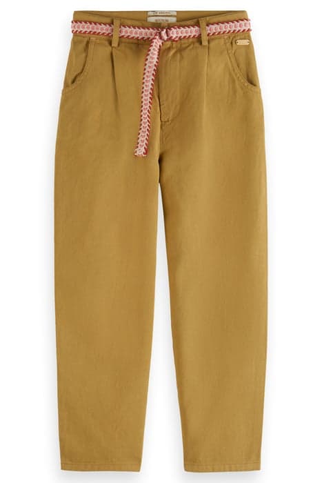 BALLOON-FIT BELT ACCESSORY PANTS CAMEL by Scotch & Soda