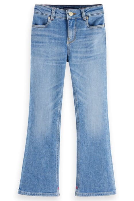 THE CHARM HIGH-RISE CLASSIC FLARED JEANS - SEA AND SKY by Scotch & Soda