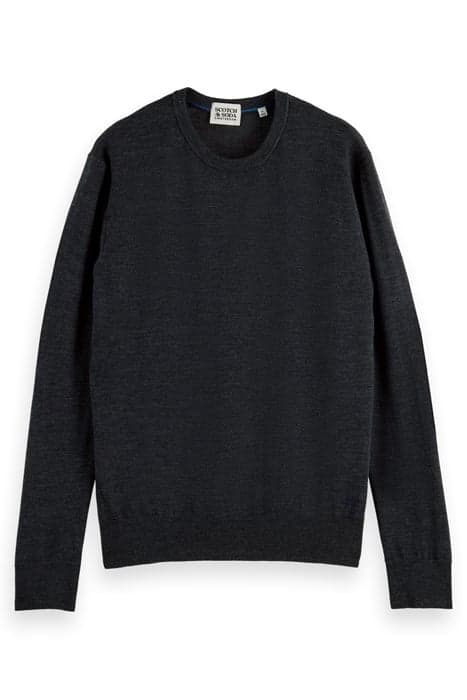 ESSENTIALS - CREWNECK PULLOVER GRAPHITE MELANGE by Scotch & Soda