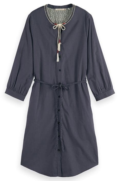 BEADED COLLAR SHIRT DRESS ANTRA by Scotch & Soda