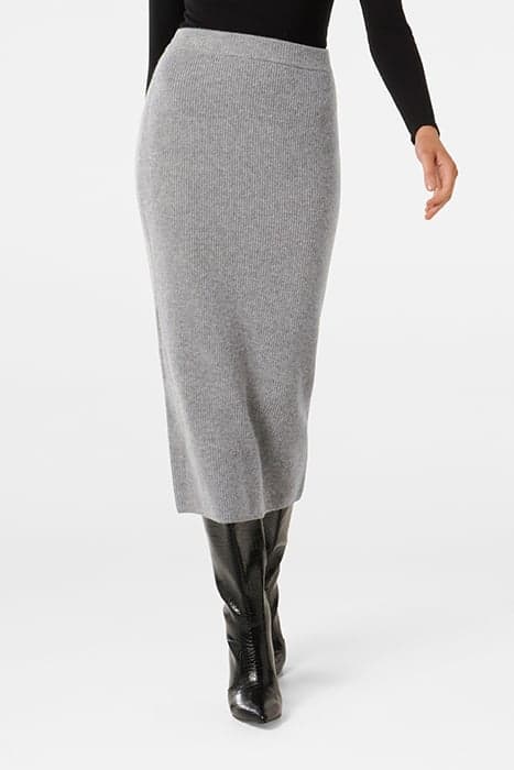 ERIN KNIT SKIRT GREY by Forever New