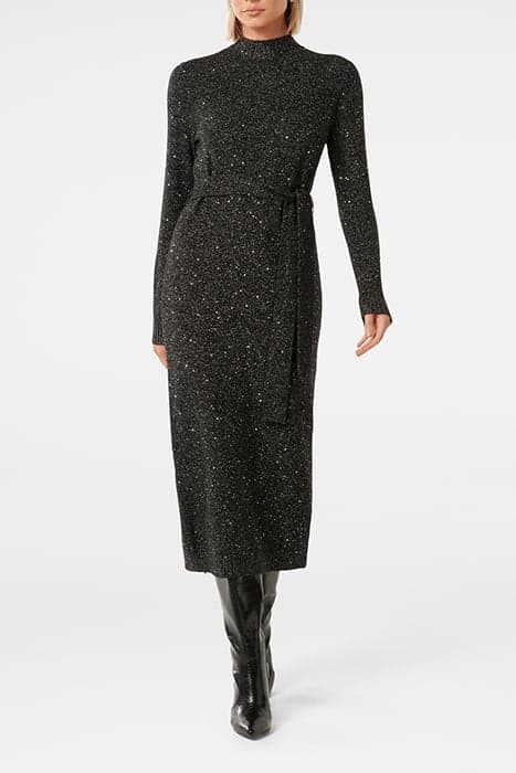 SOPHIE SEQUIN DRESS BLACK SEQUIN by Forever New