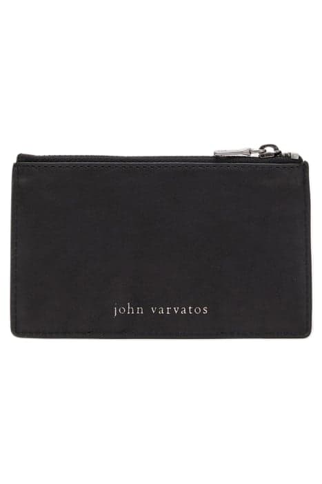 HERITAGE LONG ZIP CARD CASE BLACK by John Varvatos