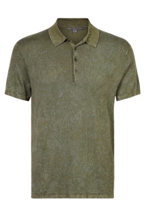 CHATHAM REGULAR FIT SS P OLO WITHPIGMENT EUCALYPTUS by John Varvatos