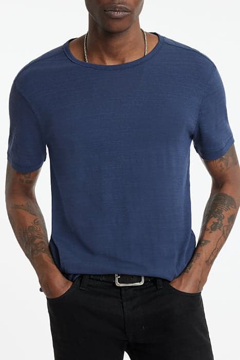 WINONA REGULAR FIT SS CREWNECK INK BLUE by John Varvatos