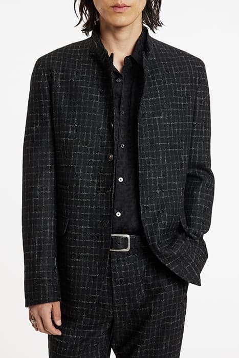 SLIM FIT SINGLE BREASTED CUT-AWAY JACKET BLACK by John Varvatos