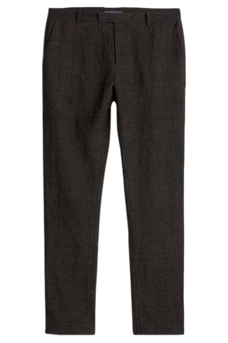 SLIM FIT PANTS WITH WELT HIP POCKET AND SOIL by John Varvatos