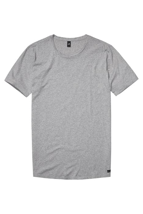 WOODS | CREW NECK T-SHIRT LIGHT MARL GREY by WAHTS