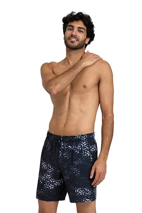 MEN'S ARENA EVO BEACH BOXER AO BLACK-GREY MULTI by Arena