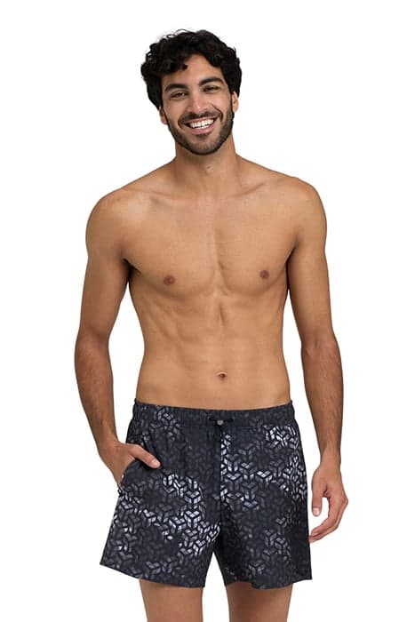 MEN'S ARENA EVO BEACH SHORT AO BLACK MULTI by Arena