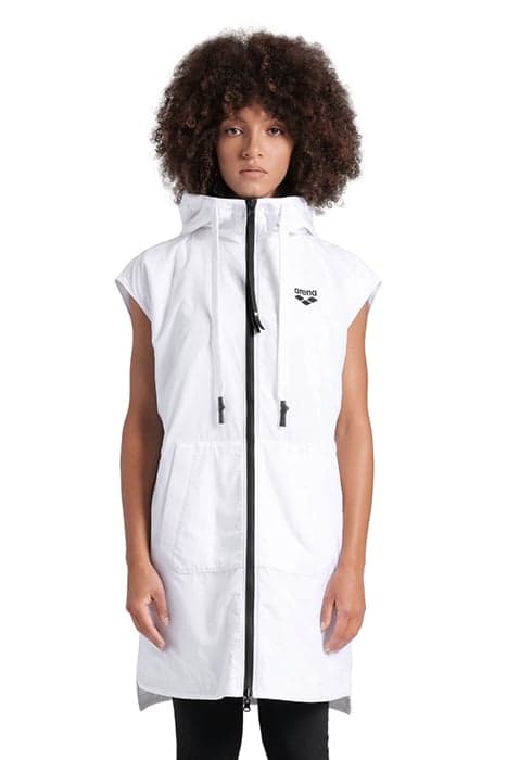 WOMEN'S HOODED SLEEVELESS JACKET MPH WHITE by Arena