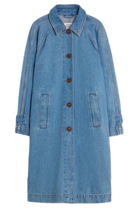 OAKLEIGH DENIM COAT MID DENIM by White Stuff