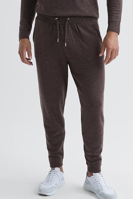 MANLY-CASHMERE JOGGER CHOCOLATE MELAN by Reiss