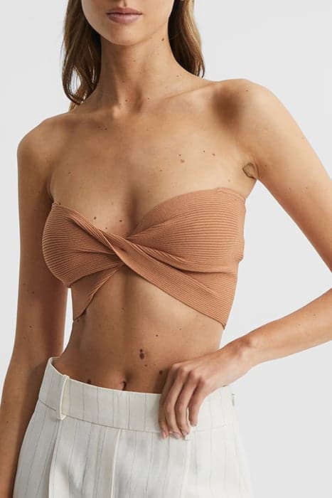 SIERRA-BANDEAU TOP RUST by Reiss