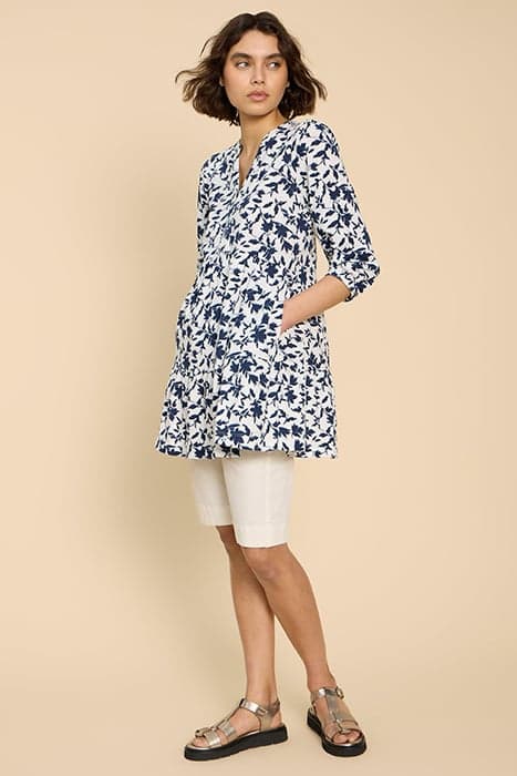 MARTA TUNIC WHITE PRINT by White Stuff