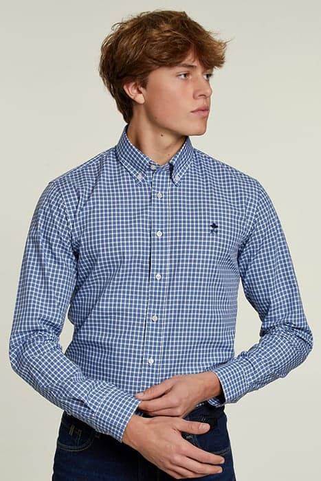 CUSTOM FIT CHECKED SHIRT MULTI by River Woods