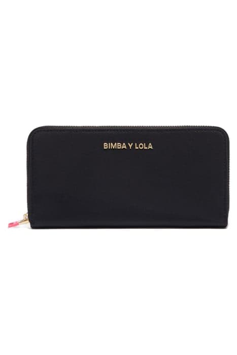 BLACK NYLON BOOK WALLET by Bimba y Lola