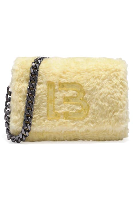 M LIGHT YELLOW FUR SHOULDER BAG by Bimba y Lola