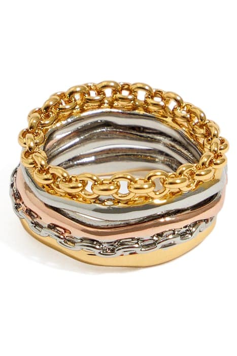 TEXTURED CHAIN RING by Bimba y Lola