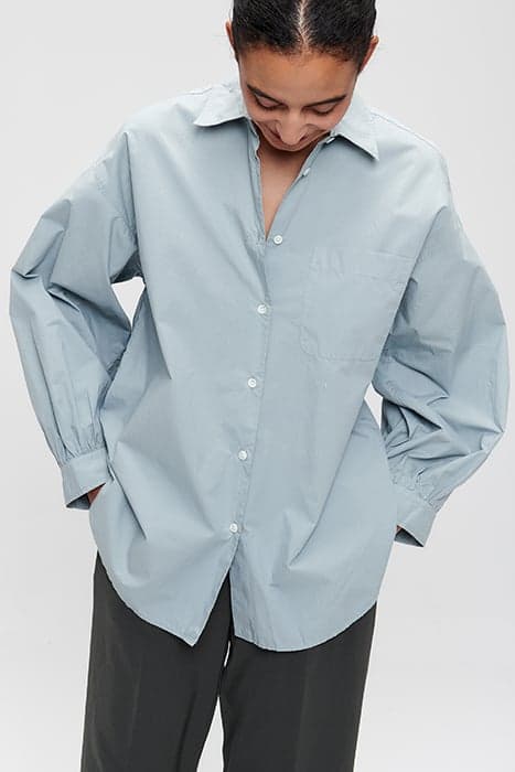 ELVI POPLIN SHIRT SEA GREEN by Zenggi