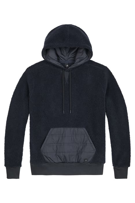 WYATT | SHERPA HOODIE DARK NAVY by WAHTS