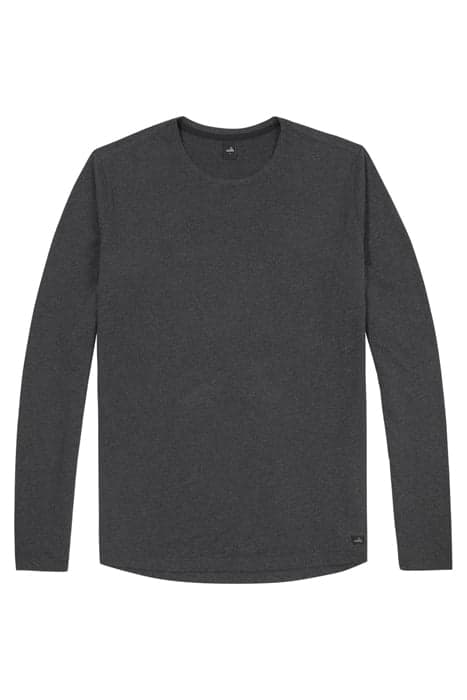 OLSON-CARBON | LONGSLEEVE T-SHIRT ANTHRACITE MELANGE by WAHTS