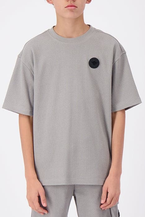 JR. WAFFLE TEE GREY by Black Bananas