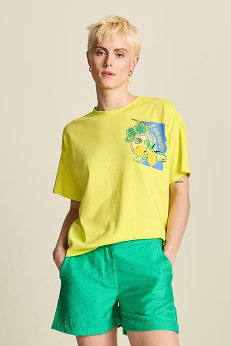 TSHIRT - LEMON YELLOW YELLOW by POM Amsterdam