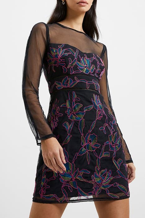 EMILIA EMBROIDERED DRESS BLACK by French Connection