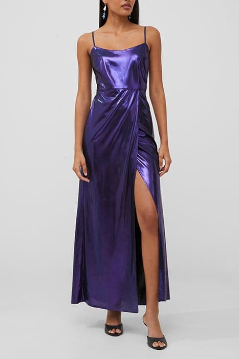 RONJA LIQUID STRAPPY MIDI DRES BLUE by French Connection