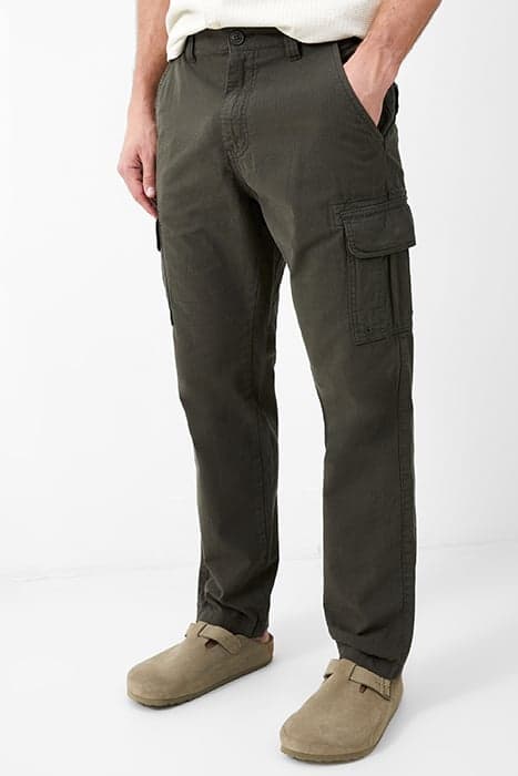 RIPSTOP CARGO TROUSERS GREEN by French Connection