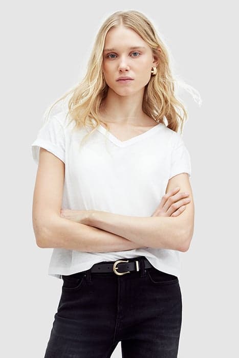 ANNA V TEE WHITE by AllSaints