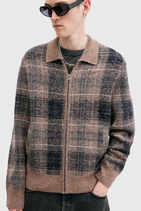 ROBBIE CARDIGAN YEW BROWN by AllSaints