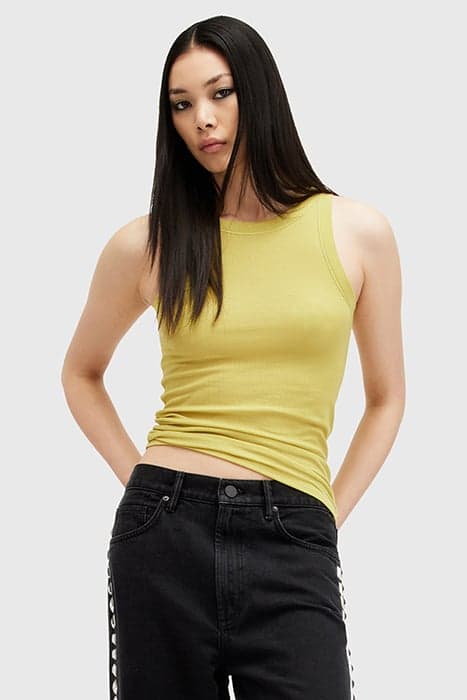 RINA TANK ELECTRIC YELLOW by AllSaints